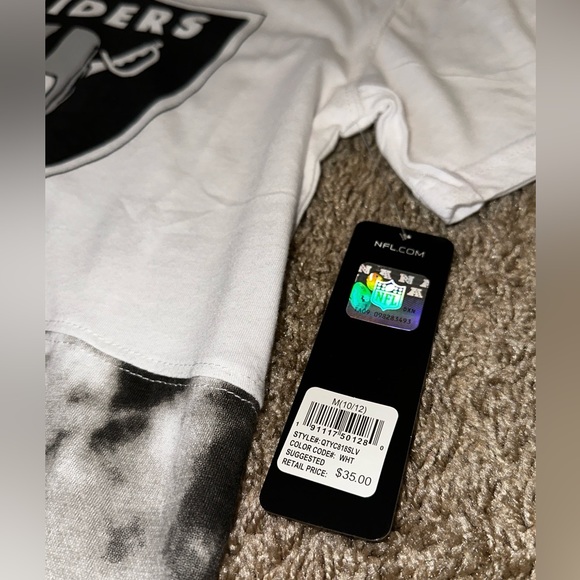 NWT NFL LAS VEGAS RAIDERS JERSEY/TEE BUNDLE - Picture 4 of 8